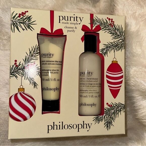 philosophy purity made simple cleanse &โpurify clay mask & facial cleanser - Picture 7 of 8